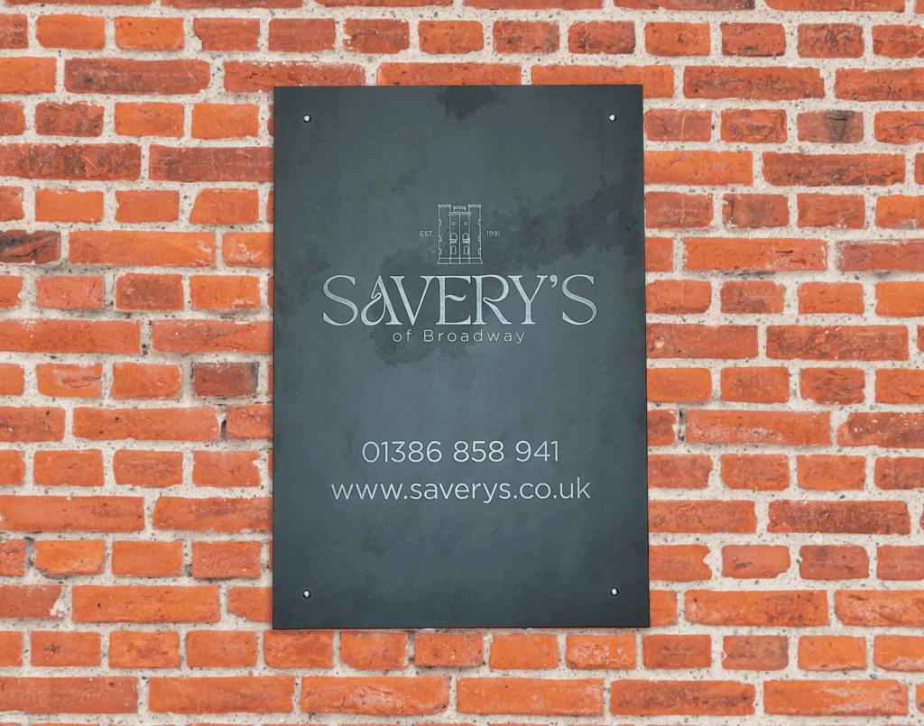 Bespoke slate sign