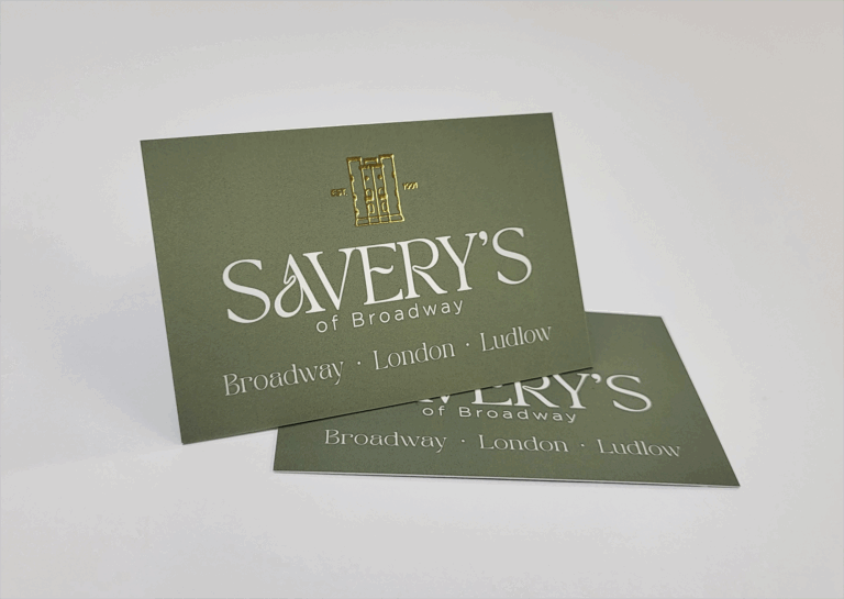 Foiled Luxury Business Cards