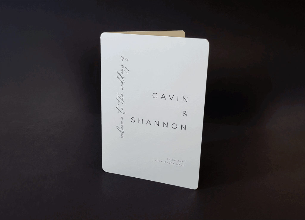 Wedding Order of Service