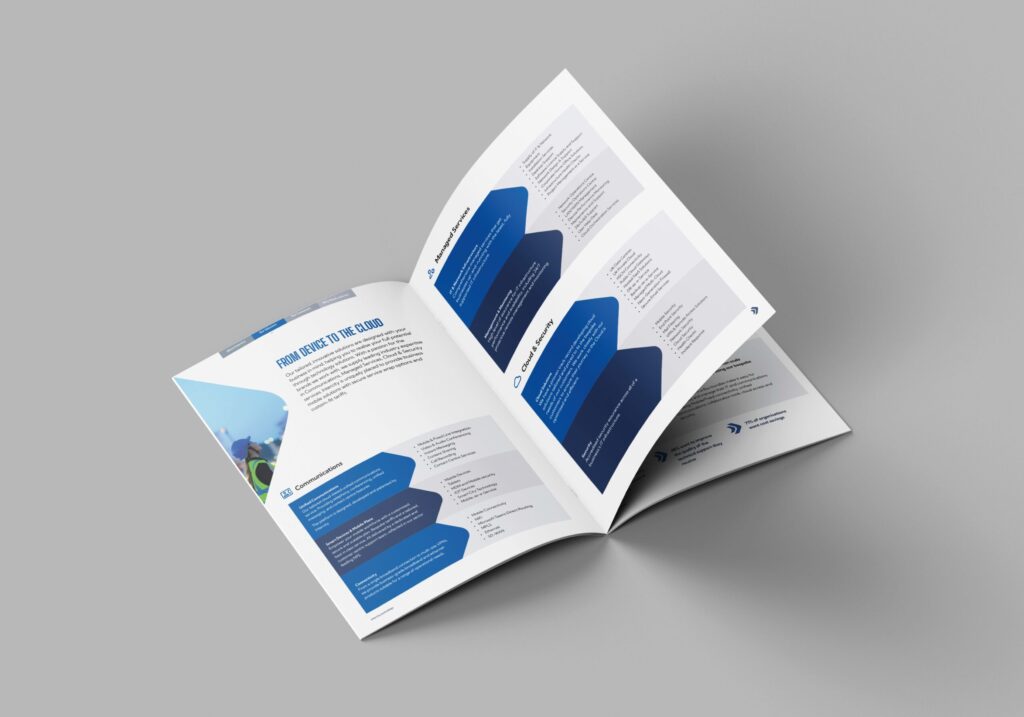 Printed brochures for business marketing by Printmonster