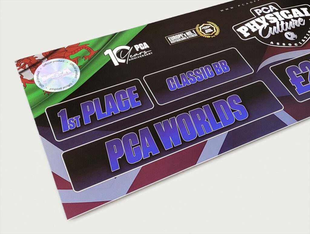 Printed Foamex display boards produced by Printmonster.