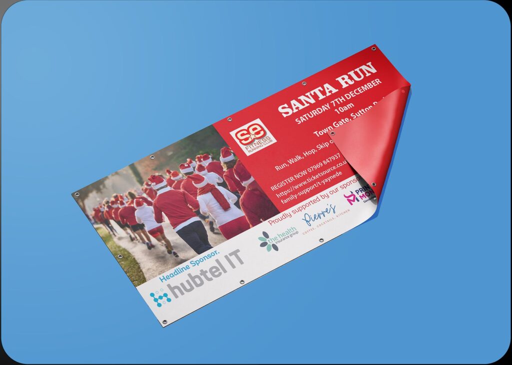 Durable PVC banners printed by Printmonster.