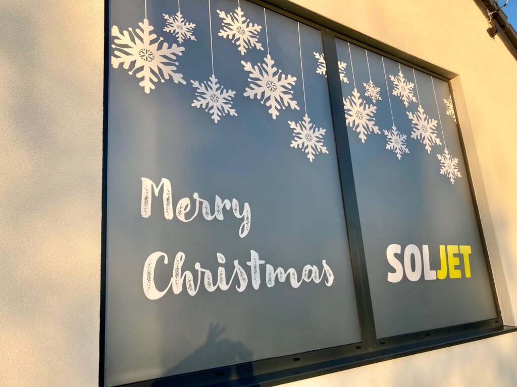 Full‑colour printed window graphics for shopfront