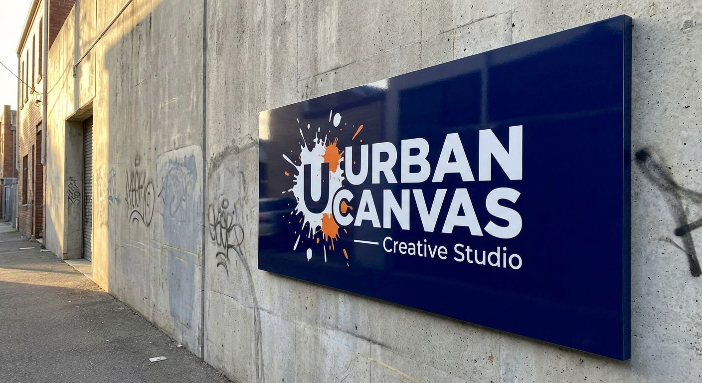 Dibond board printing showing aluminium composite panels in popular outdoor signage sizes by Printmonster