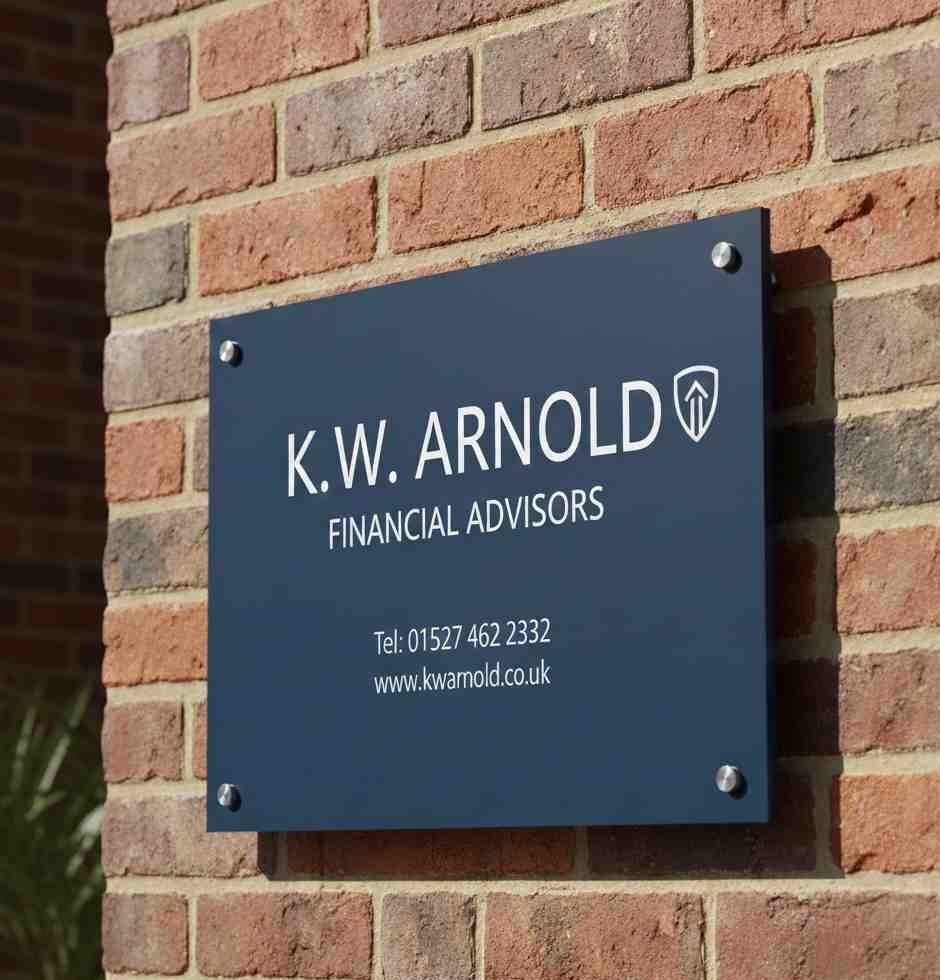Display signage. Signs printed for long‑term outdoor use by Printmonster