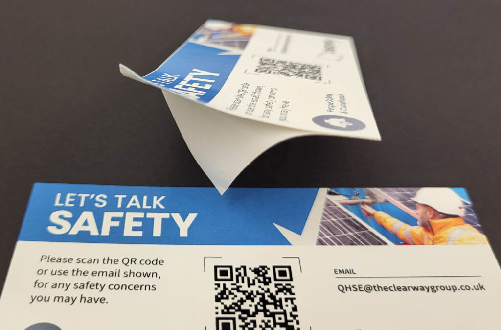 Paper labels printed for packaging and branding