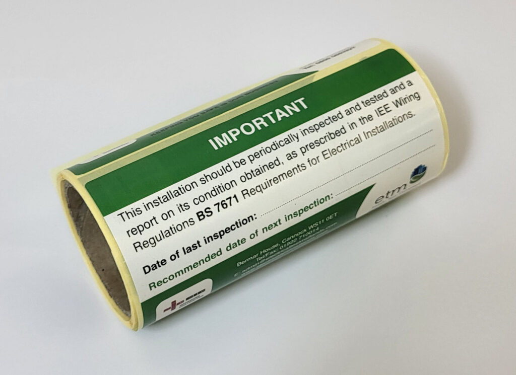 Roll labels supplied by Printmonster in Cannock