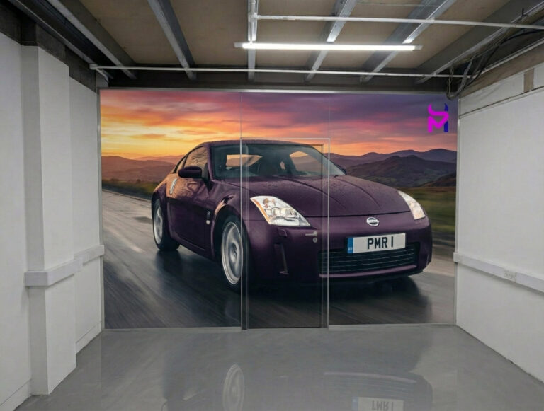 Custom printed wall graphics and wall stickers for offices, retail and events by Printmonster