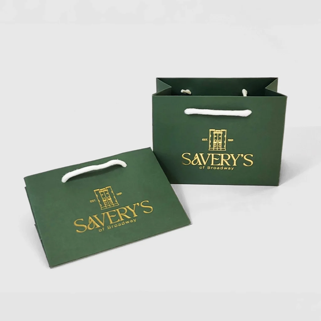 Branded tote bags printed with company logos at Printmonster in Cannock