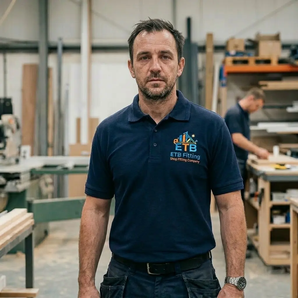 Embroidered polo shirts with company logos for workwear teams in Cannock and the West Midlands