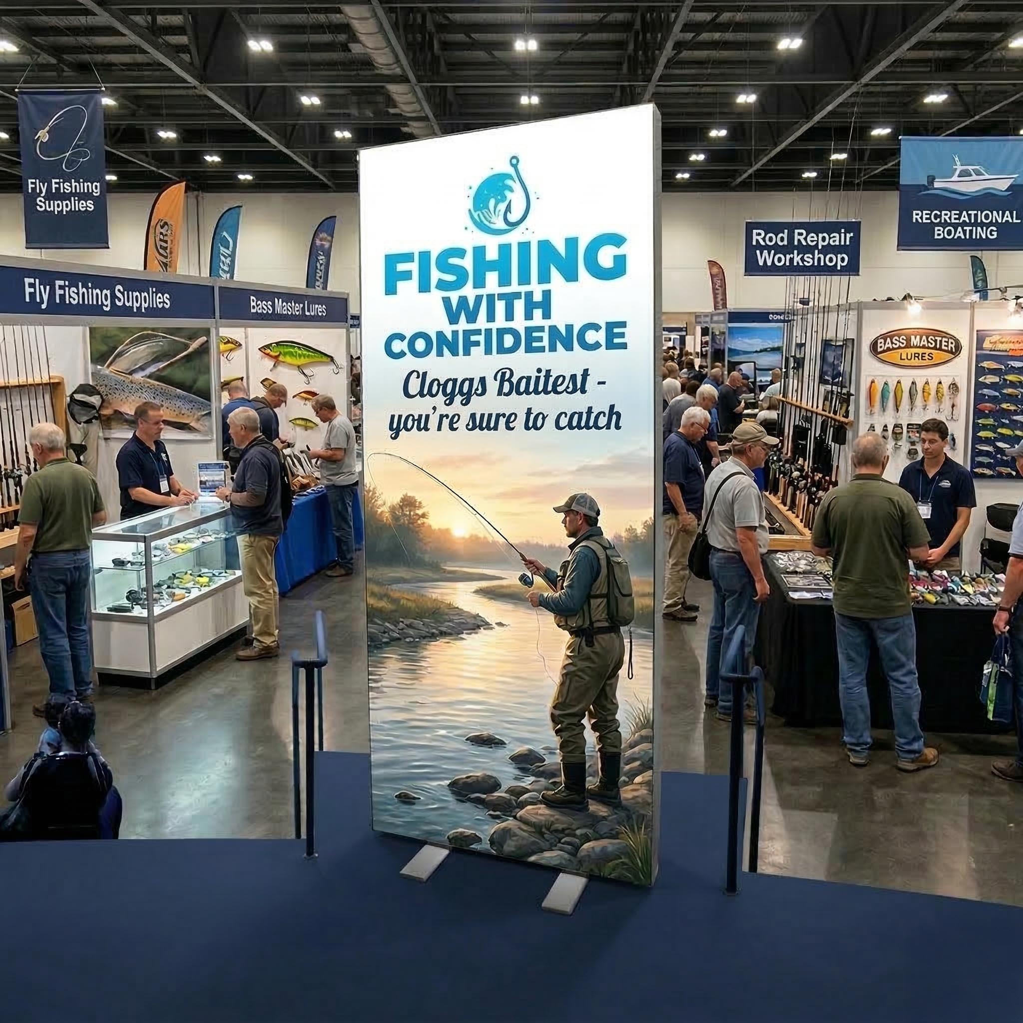 Aluminium LED lightbox frame with silicone‑edge fabric graphic