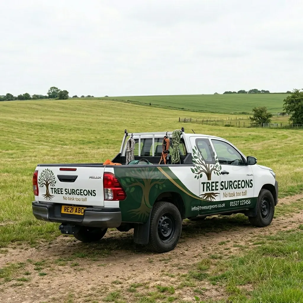 Branded trade van with professional van graphics by Printmonster