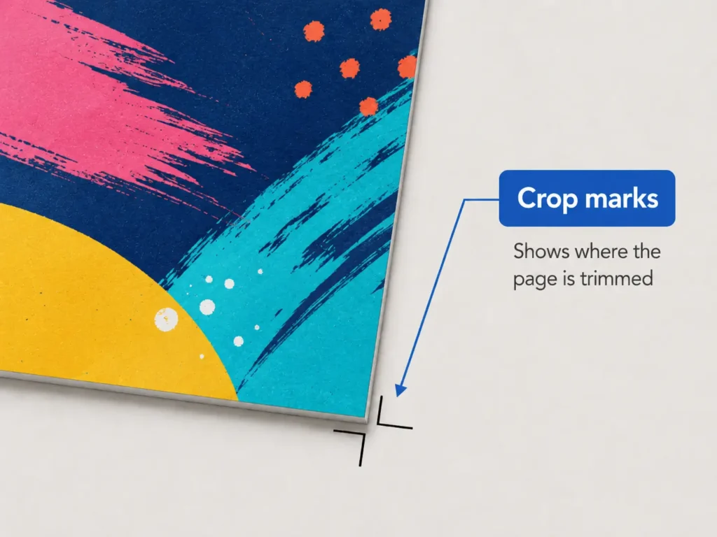 crop marks for print