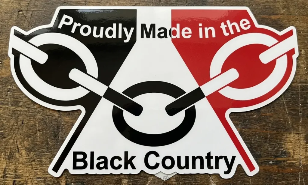 Printed die cut stickers for a Cannock business