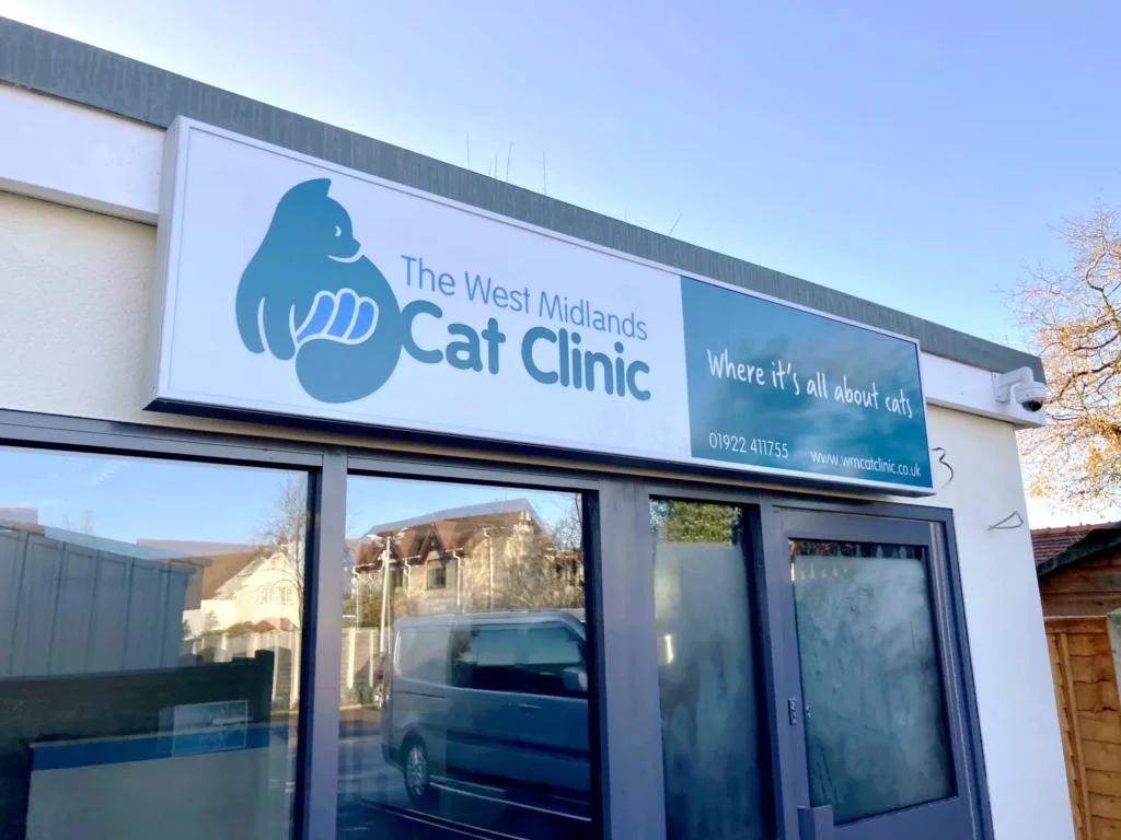 shop signage for a local vets