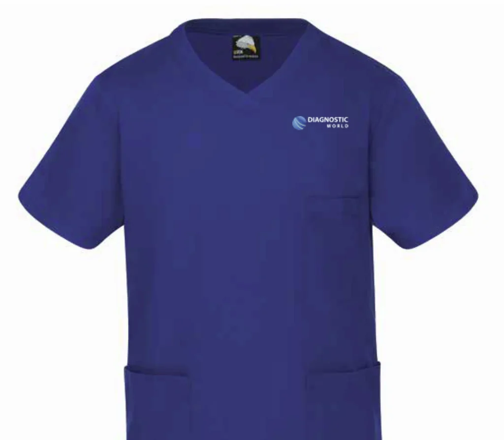 embroidered workwear tunic