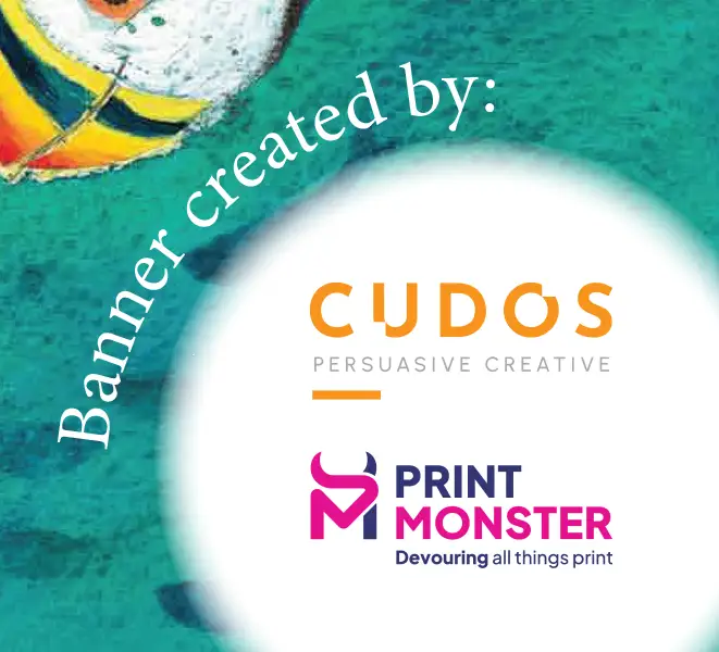 Large printed banner produced for a school and community carnival entry