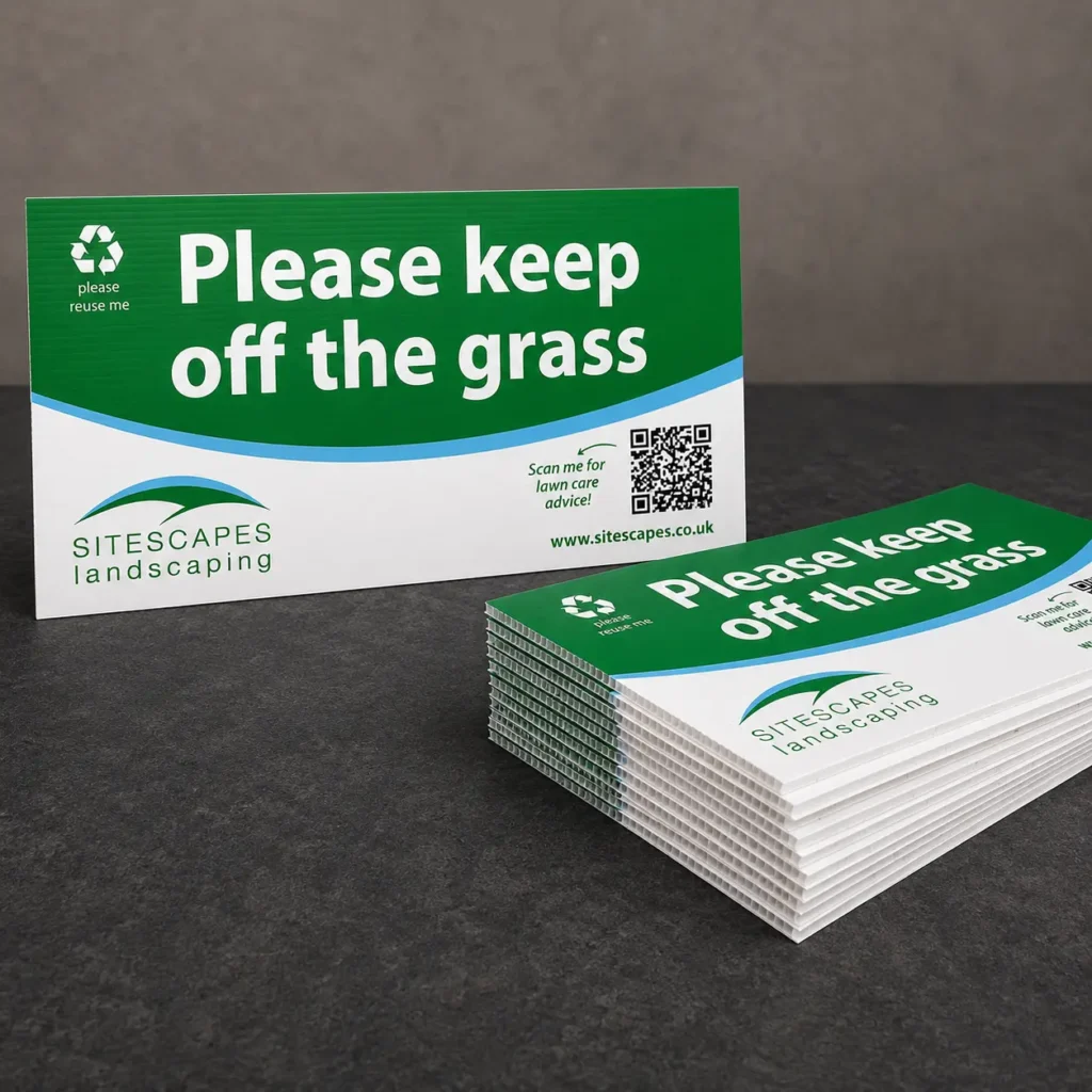 temporary use correx signs