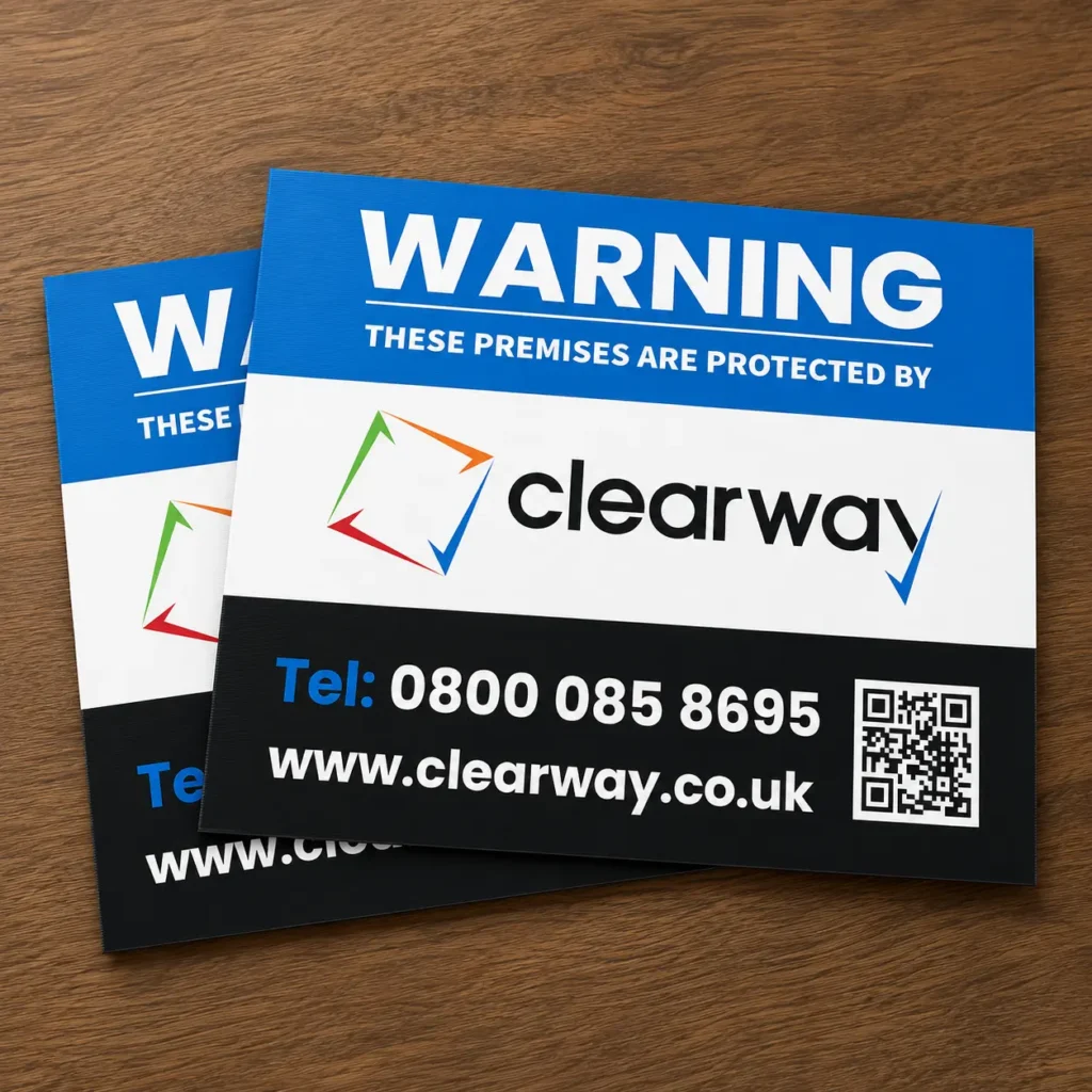 temporary site signage